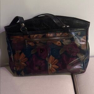Patricia Nash Multicolor Floral Shoulder Bag